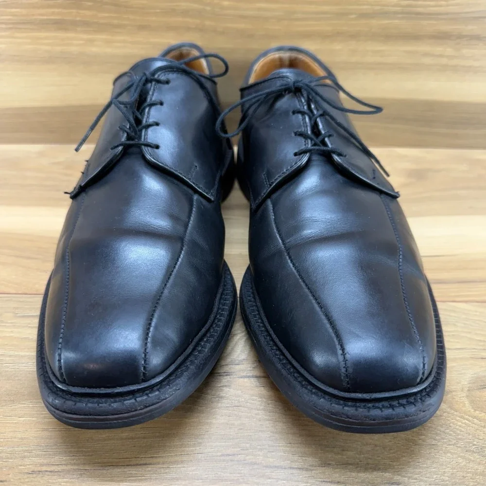 Allen Edmonds Mens Shoes 9 D Warren Black Leather Dress Oxfords Shoes